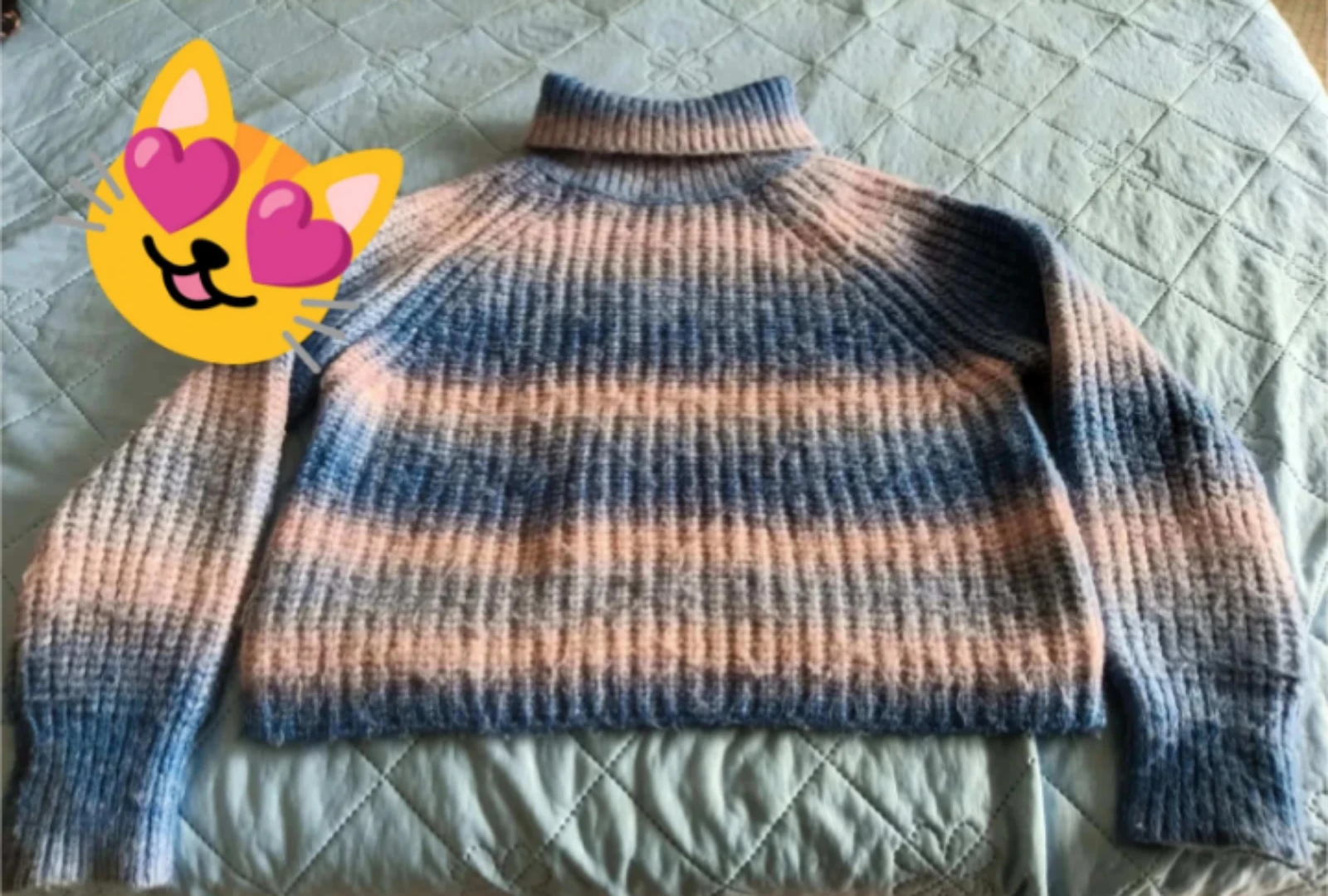 Pull chaud bleu et rose fashion private company junior XXS
